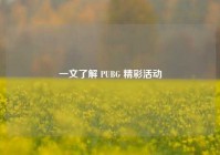 一文了解 PUBG 精彩活动