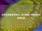 逆战手游赛季宣传片，战火重燃，荣耀再启及观看位置