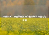 深度剖析，三国杀甄姬操作视频解说的魅力与价值