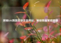 探秘LOL韩国英雄装备网站，解锁韩服策略精髓