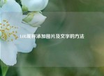 LOL昵称添加图片及文字的     