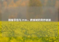 国服李信与 PUBG，跨领域的奇妙邂逅