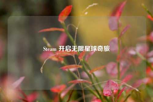 Steam 开启无限星球奇旅