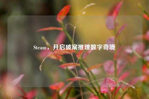 Steam，开启破案推理数字奇境