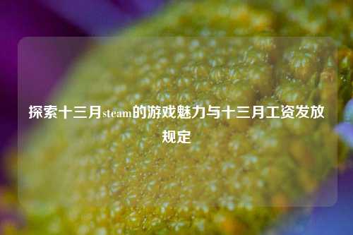 探索十三月steam的游戏魅力与十三月工资发放规定