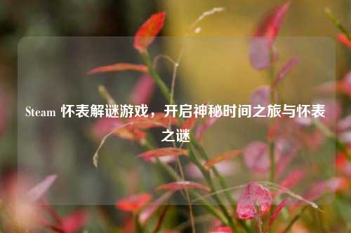 Steam 怀表解谜游戏,开启神秘时间之旅与怀表之谜