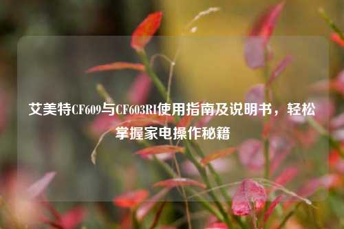 艾美特CF609与CF603RI使用指南及说明书,轻松掌握家电操作秘籍