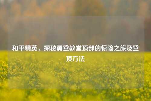 和平精英,探秘勇登教堂顶部的惊险之旅及登顶