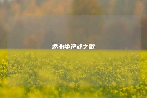 燃曲类逆战之歌