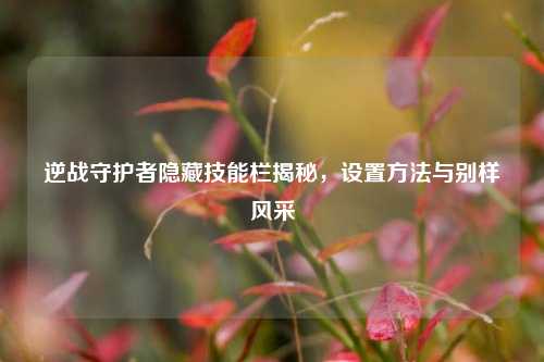 逆战守护者隐藏技能栏揭秘,设置 与别样风采