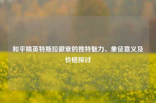 和平精英特斯拉徽章的独特魅力、象征意义及价格探讨